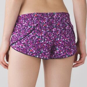 Lululemon Surf Short II Sz 8 *Reversible In Paradise Camo Multi / Regal Plum